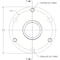 Brewer Machine & Gear QD Bushing Idler, SDS, Needle Bearing Bearing, 1" Bore SDS-F - alternate 1